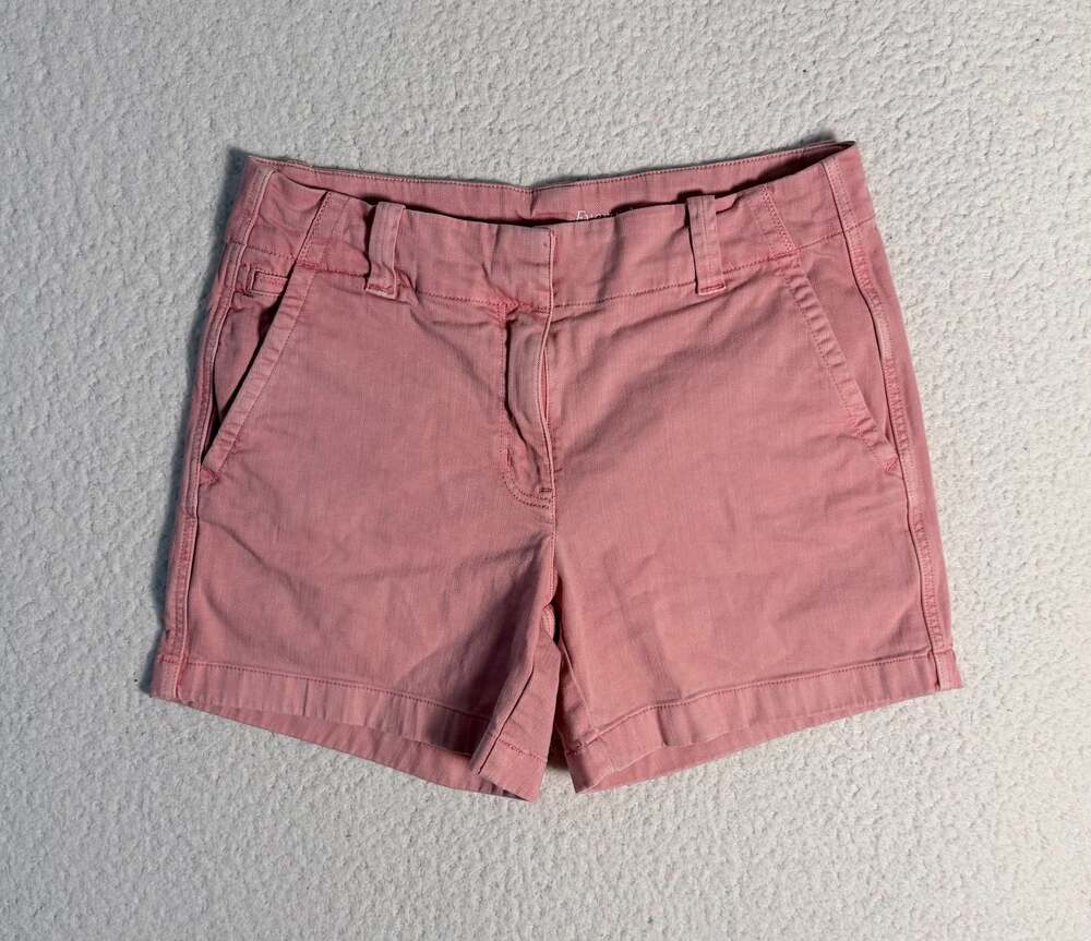 Vineyard Vines Women's Cotton Blend Chino Shorts Pink Size 2